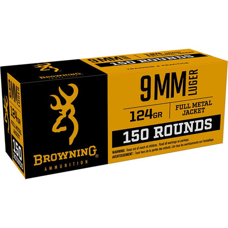 Browning Training & Practice Value pack 9mm Luger / Parabellum 124 gr FMJ ammo
