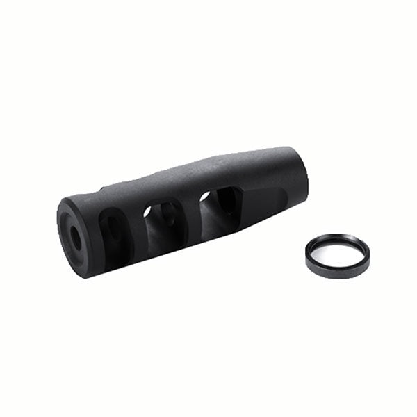 JP 3-Port Competition Compensator 1/2-28 TPI .750 OD Matte Black