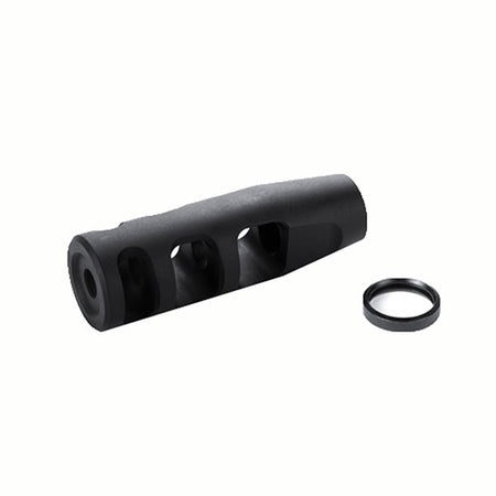 JP 3-Port Competition Compensator 1/2-28 TPI .750 OD Matte Black