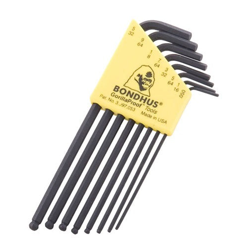 Bondhus BallDriver Hex Key L-Wrench Set 037231109325