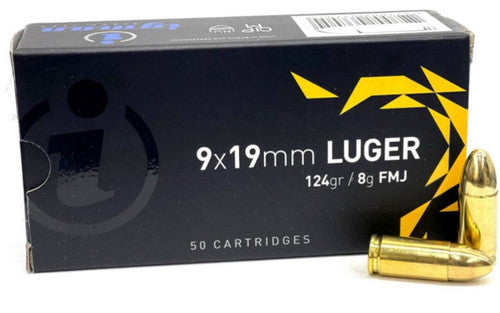 Igman  9mm Luger / Parabellum 124 gr FMJ ammo