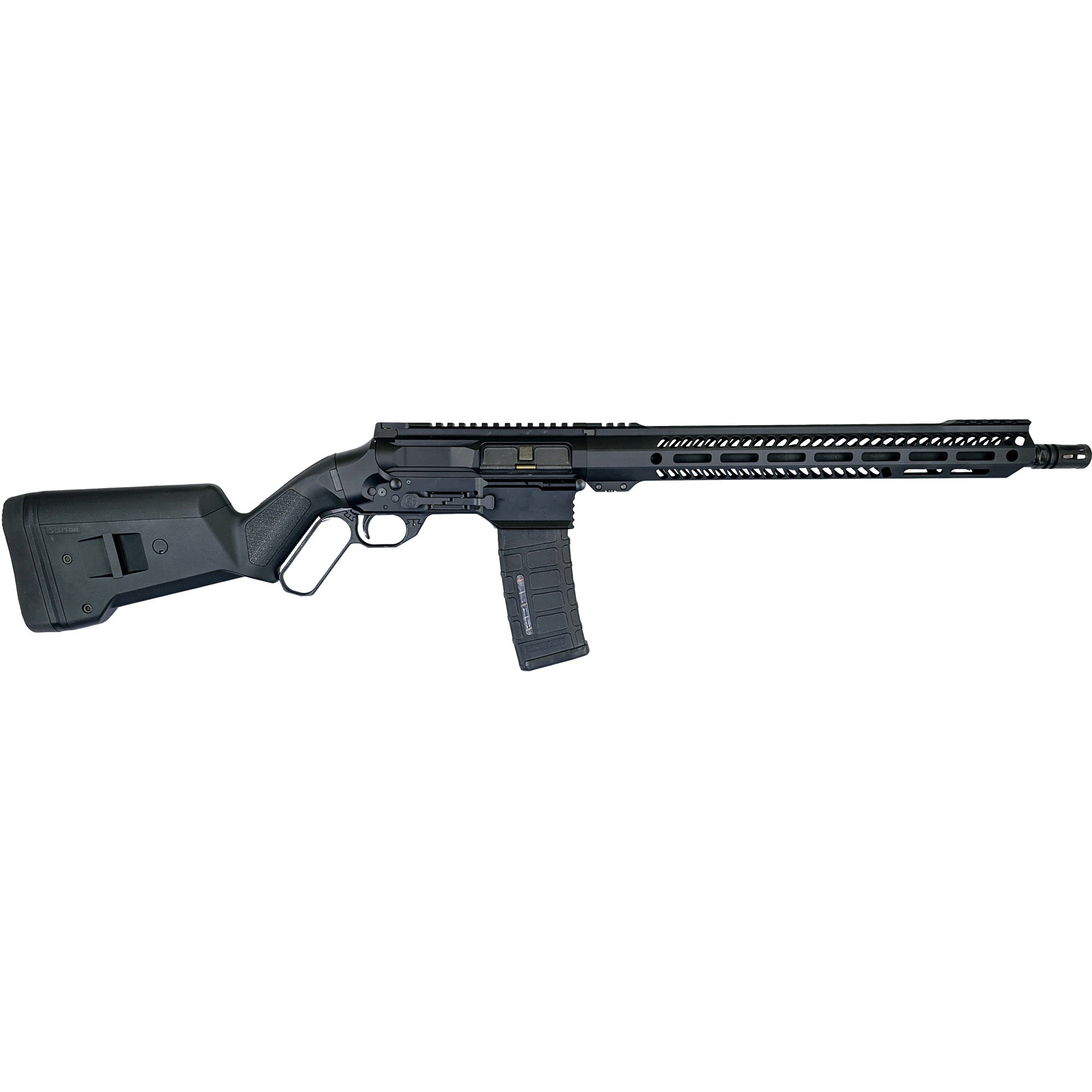 Bond Arms LVRB Levergun 223 Wylde 30+1 16" Threaded, Black, M-LOK Handgaurd, Magpul SGA 870 Stock, Short Throw Lever, A2 Flash Hider