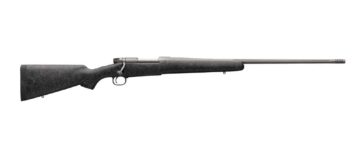 Winchester Guns 535238289 Model 70 Extreme 6.5 Creedmoor 4+1 Cap 22" Tungsten Gray Cerakote Rec/Barrel Textured Charcoal Gray Fixed Bell & Carlson Stock Right Hand with MOA Trigger System (Full Size)