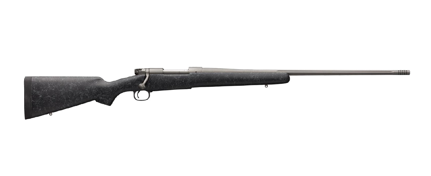 Winchester Guns 535238289 Model 70 Extreme 6.5 Creedmoor 4+1 Cap 22" Tungsten Gray Cerakote Rec/Barrel Textured Charcoal Gray Fixed Bell & Carlson Stock Right Hand with MOA Trigger System (Full Size)