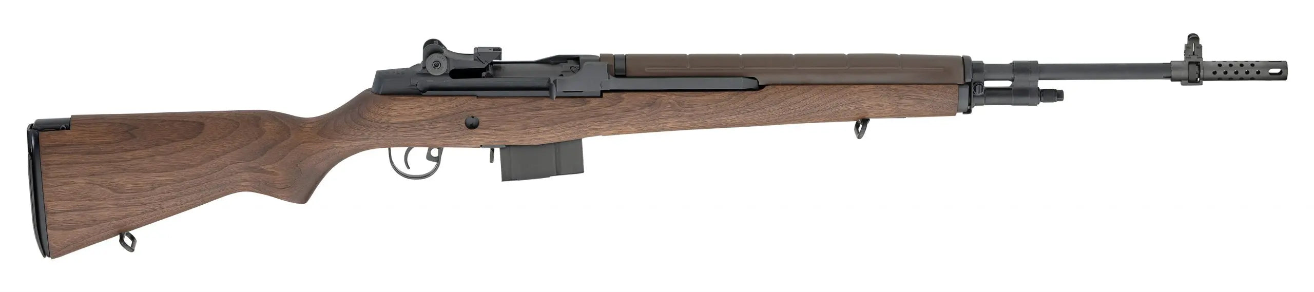 Springfield Armory MA9102 M1A Standard Issue 308 Win/7.62x51mm 10+1 22" Black Parkerized Steel Barrel, Black Parkerized Steel Receiver, Walnut Fixed Stock, Right Hand