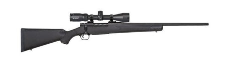 Mossberg 28001 Patriot 6.5 Creedmoor Caliber with 5+1 Capacity, 22" Fluted Barrel, Matte Blued Metal Finish & Black Synthetic Stock Right Hand (Full Size) Includes Vortex Crossfire II 3-9x40mm Scope