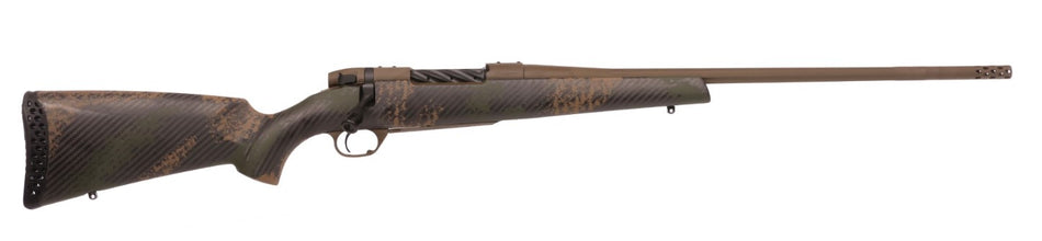 Weatherby MBC20N7MMBR2B Mark V Backcountry 2.0 7mm BC Patriot Brown Cerakote Fluted Barrel/Peak 44 Blacktooth Brown Sponge Pattern Black Carbon Fiber Stock