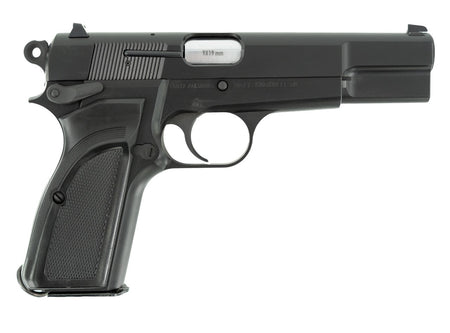Inglis 12000000 L9A1 Full Size Frame 9mm Luger 15+1 4.70" Hard Chrome Plated Stainless Steel Barrel, Black Cerakote Steel Serrated Slide, Black Cerakote Steel Frame, Black Plastic Grip