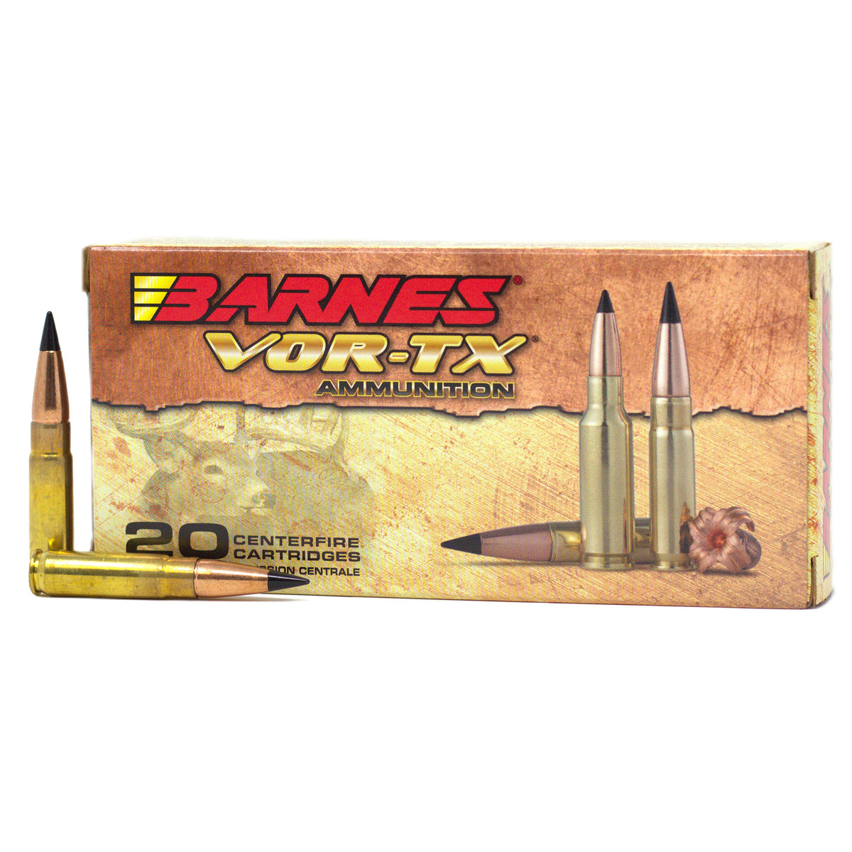 Barnes 30827 VOR-TX TAC-TX Boat Tail 120 Grain .300 AAC Blackout 2100 FPS