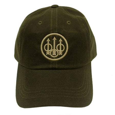 Beretta Waxed Cotton Hat Olive Green Water-Resistant