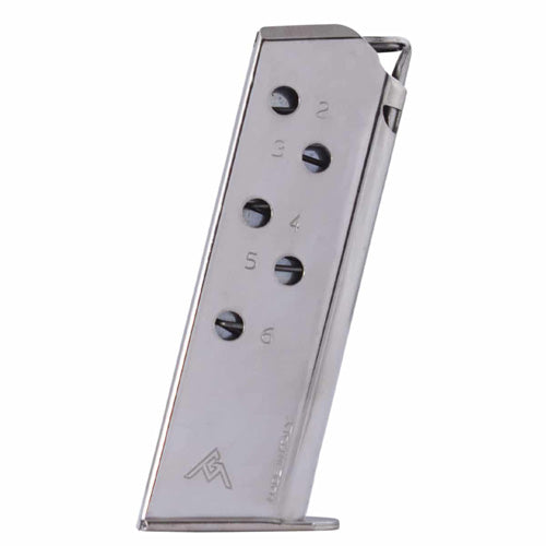 Walther PPK .380 ACP Nickel 6-Round Handgun Magazine