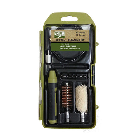 12 Gauge 13-Piece Shotgun Cleaning Kit in Hard Case