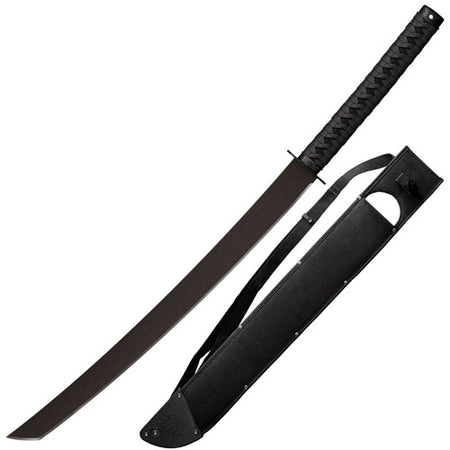 Tactical Katana Machete 24in 1055 Carbon Steel Blade with Cor-Ex Sheath