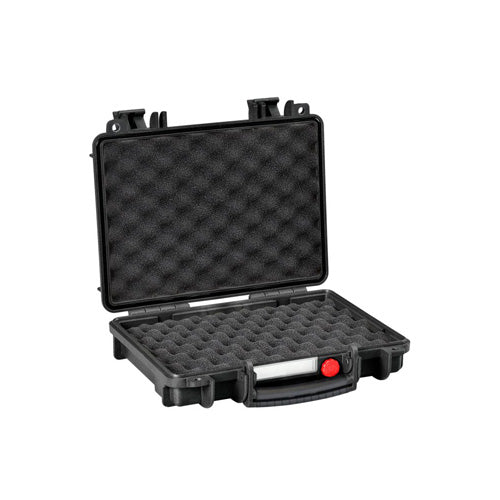 Red by Explorer Black Double Pistol Case with 2-Tray Convertible Foam