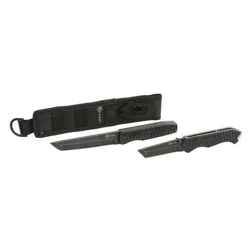REAPR TAC Tanto 2-Piece Knife Set - Fixed Blade and Folder