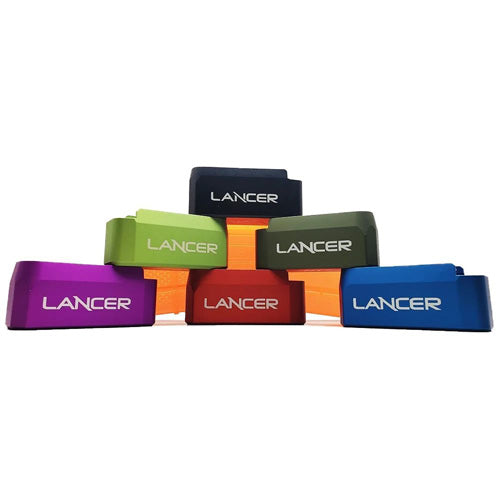 Lancer L5AWM +6 Extended Basepad Red Aluminum