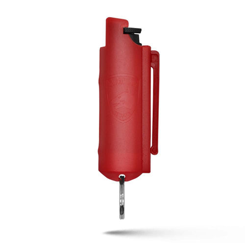 Guard Dog 1/2 oz Quick Action Pepper Spray Keychain Hard Case Red
