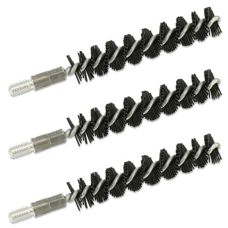 Bore Tech 3-Pack Nylon Rifle Bore Brush .375 Cal 8/32 Male Thread
