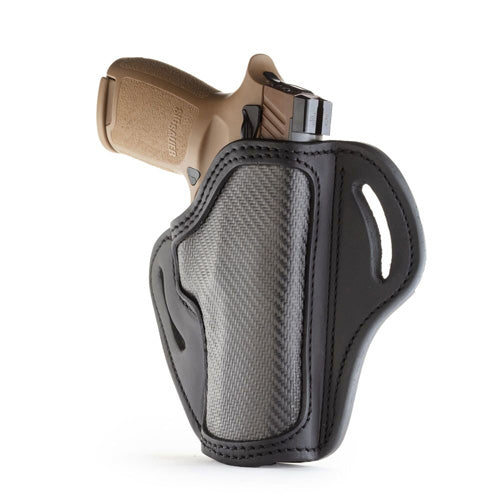 1791 Gunleather BH2 Project Stealth OWB Belt Holster Carbon Fiber Black RH Size 1