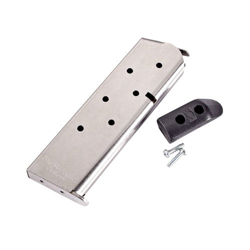 CMC Classic Full Size 1911 .45 ACP 7rd Stainless Magazine with Base Pad