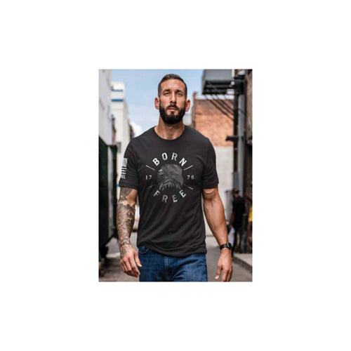 Nine Line Men's Born Free Eagle T-Shirt Black 3XL