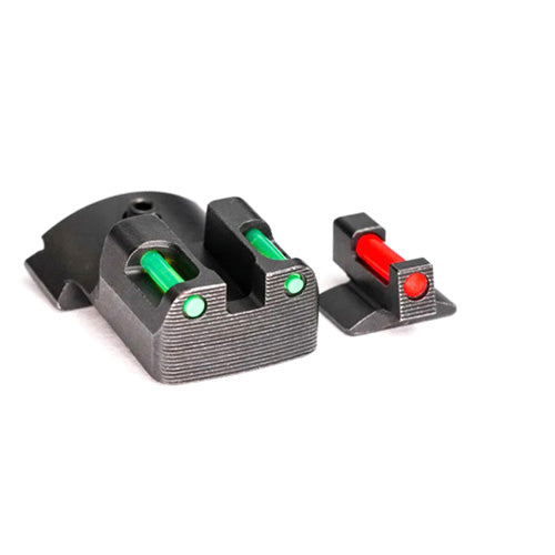 TAG Iron Sights Kimber 1911 TSF Tactical Fiber Optic Sight Set with FiberLok