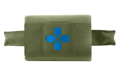 Micro Trauma Kit NOW! MOLLE/Belt Essential Supplies - Ranger Green