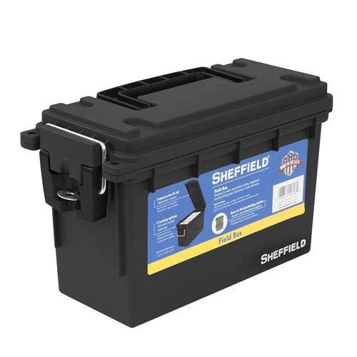 Sheffield 12629 Field Box - Black, Made in USA