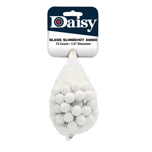 Daisy Powerline 1/2 Inch Glass Slingshot Ammo 75 Count