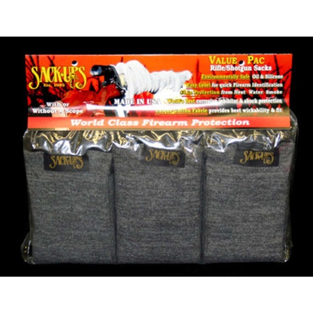 Sack-Ups Camo Field Gray Rifle Shotgun Sack Value Pack of 6