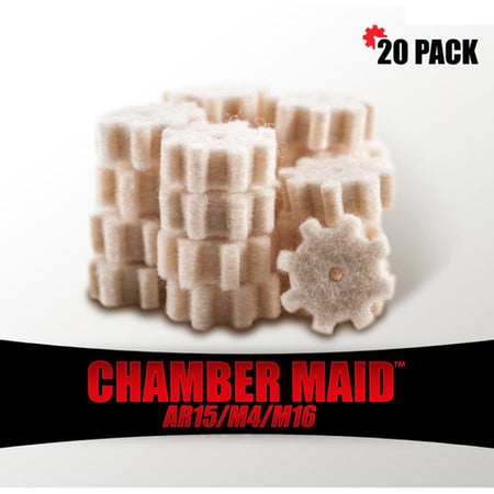 Pro-Shot Chamber Maid 5.56mm/.223 Cal. Star Chamber Cleaning Swabs, 20-Pack