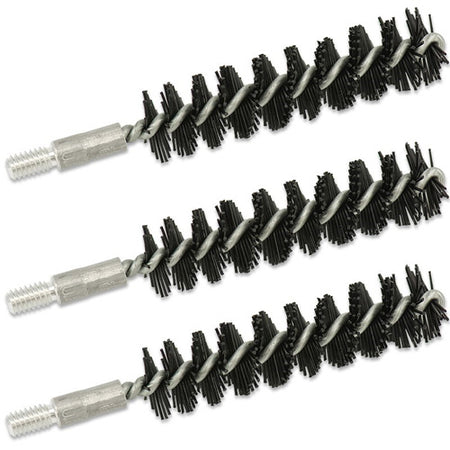 Bore Tech 3-Pack Nylon Rifle Bore Brush .44 / .45 Cal 8/32 Male Thread