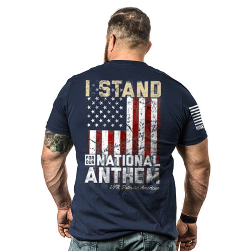 I Stand T-Shirt Navy – Small