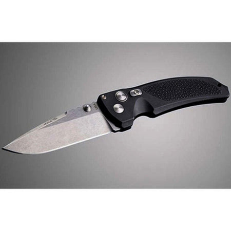 EX-03 Manual Folder 3.5" Drop Point Matte Black Polymer Handle Knife