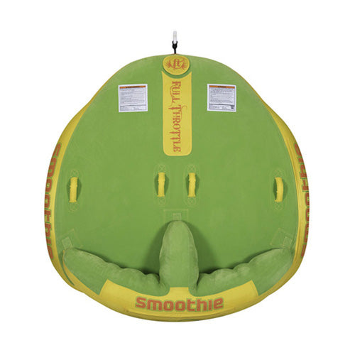 Smoothie Flocked Sit-On-Top 2-Person Green Tube