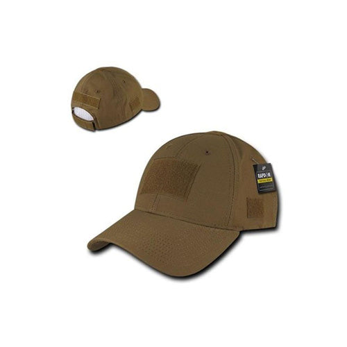 Ripstop Contractor Cap Khaki One Size with Loop Attachments