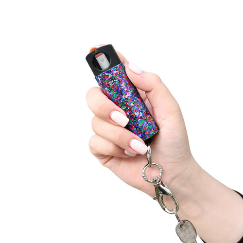 Guard Dog Bling It On Amethyst 1/2 Oz OC Pepper Spray Keychain