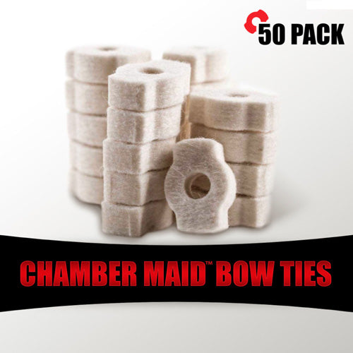 Chamber Maid Bow Tie Cleaning Swabs for Bolt Action Rifles 50 Pack