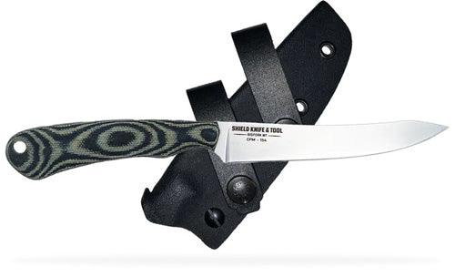 Nimrod Stone Washed OD/Black Canvas Micarta Boning Knife