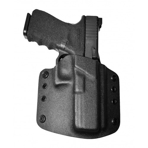 OWB Colt 1911 Micro Compact Holster Right Hand Black Kydex