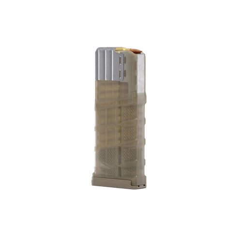 Lancer L7AWM .308 Win/6.5 Creedmoor 25rd Translucent Dark Earth Magazine