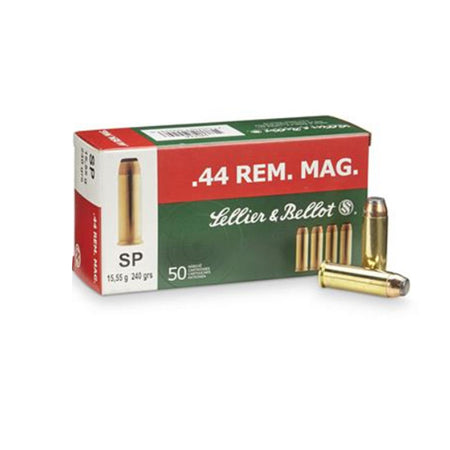 Sellier and Bellot  .44 Magnum 240 gr JHP ammo