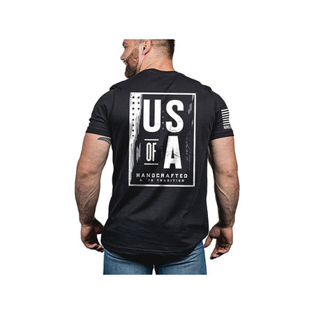 Men's US of A Shirt Black – Small