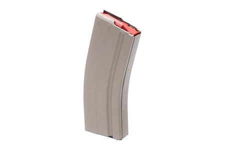 ASC 6mm ARC Stainless Steel 25rd FDE Marlube Red Follower Magazine