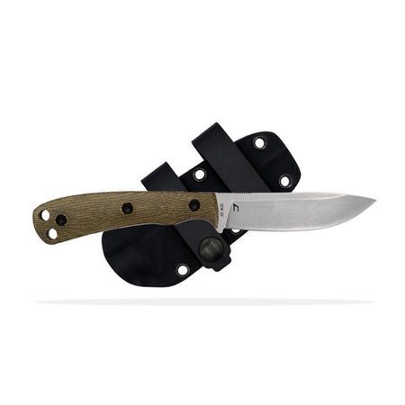 SKT Ascent Regular Fixed Blade Knife Stone Washed OD G10