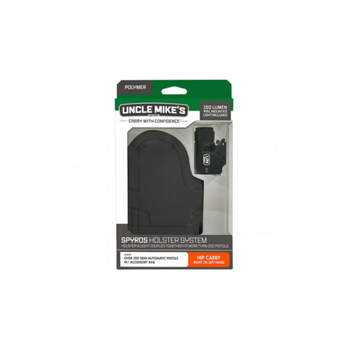 Uncle Mike's Spyros Universal Holster System with 150-Lumen LED Light
