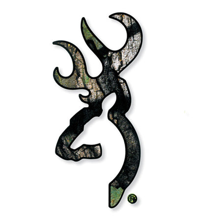 Browning Buckmark 6-Inch Camo Vinyl Decal UV-Resistant