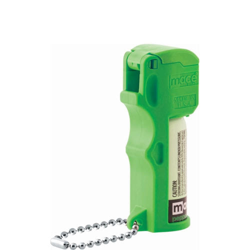 Neon Green Pocket Pepper Spray with Flip-Top Safety Cap