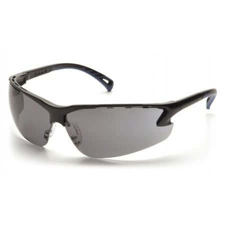 Venture 3 Safety Glasses Black Frame Gray Lens