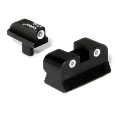 Trijicon Bright & Tough Night Sight Set for Colt 1911 - Green Front / Yellow Rear, .055 Tang